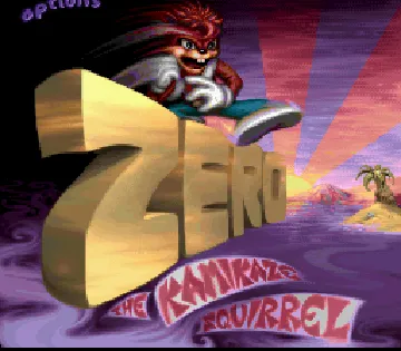 Zero the Kamikaze Squirrel (Europe) (Rev 1) screen shot title